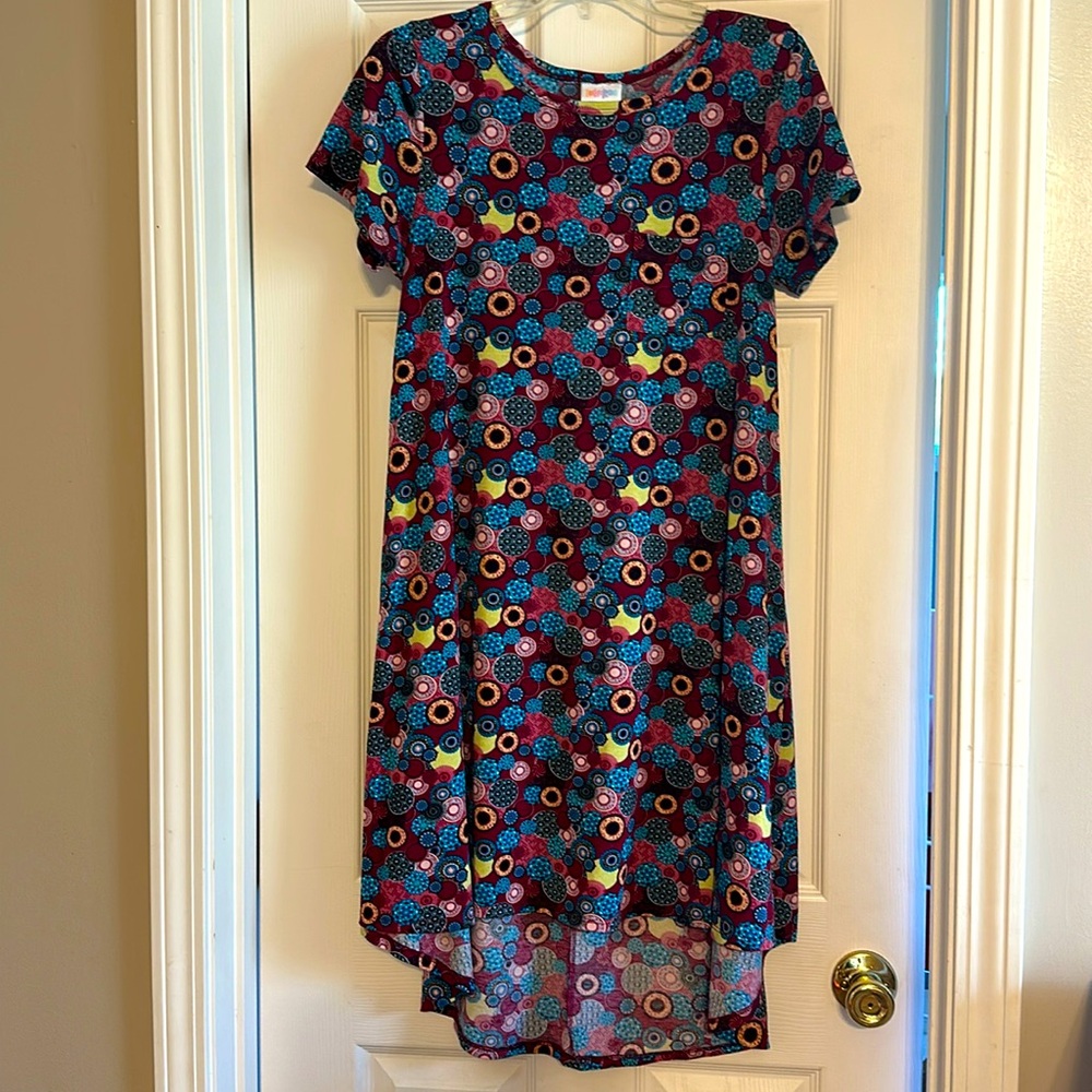 LulaRoe short sleeve midi dress size S